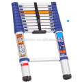 HOT SALE bule plastic color aluminium telescopic step ladder